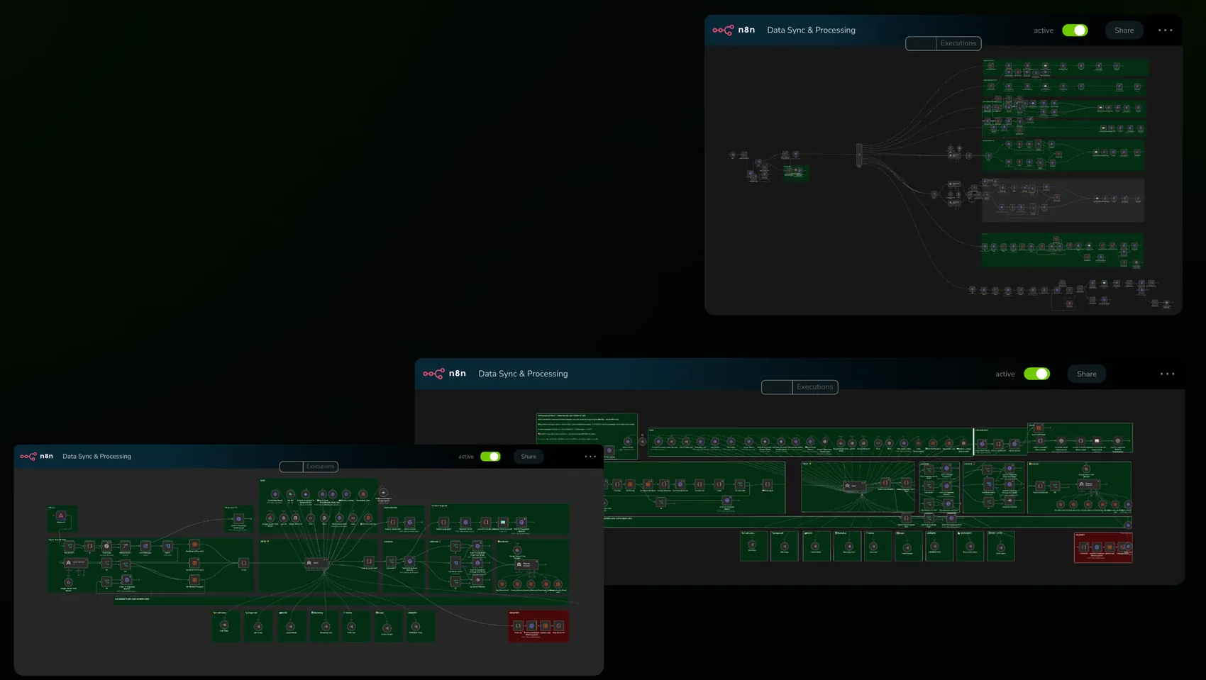 n8n automation workflows built by Monzology