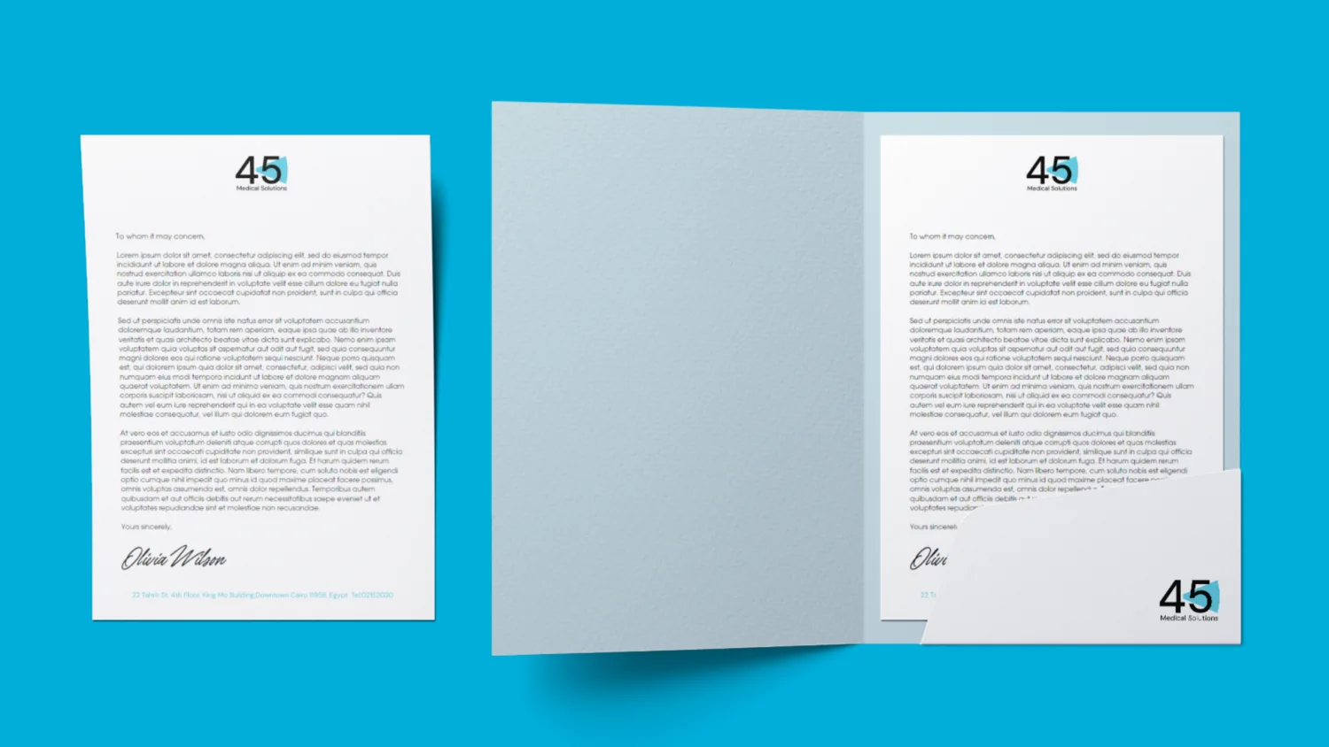 Letterhead & folder