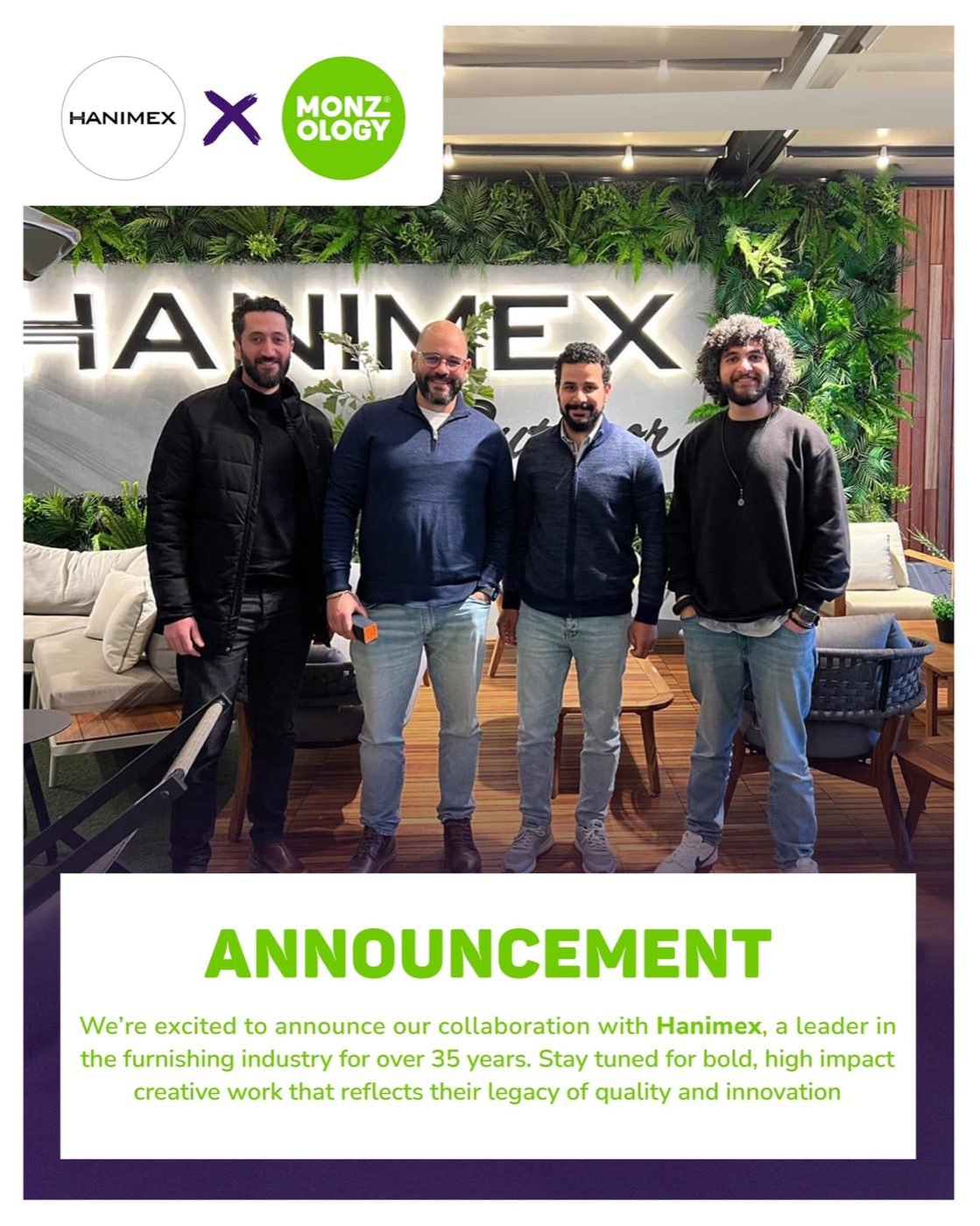 Hanimex × Monzology partnership announcement