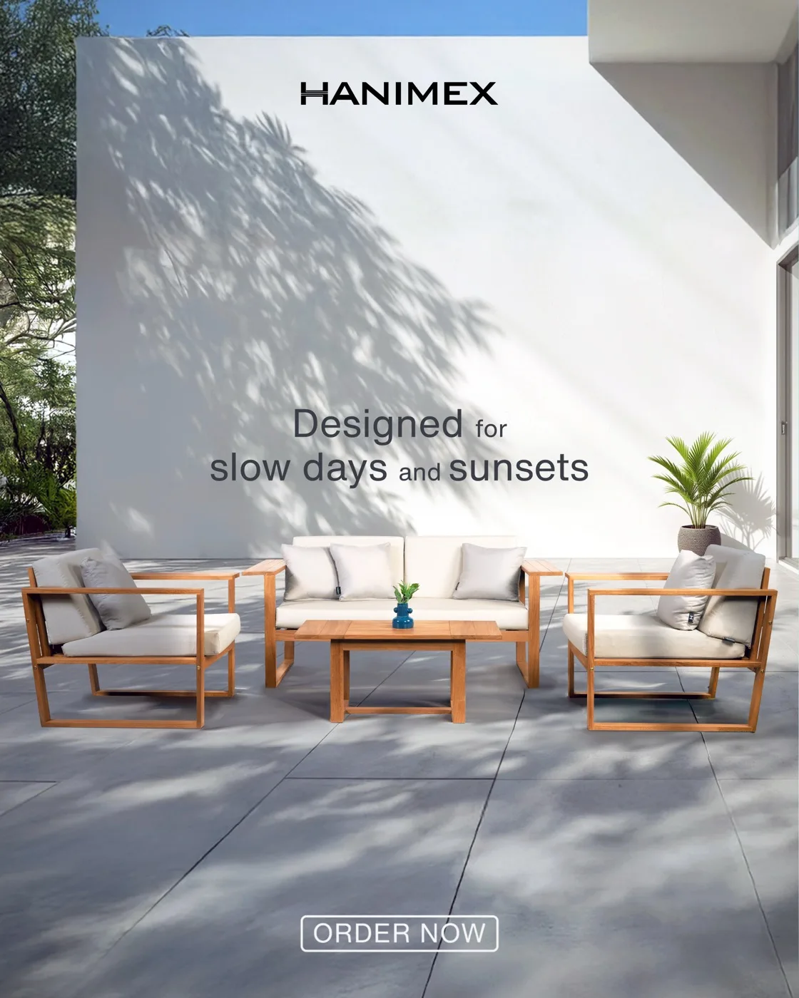 Hanimex outdoor lounge set — designed for slow days and sunsets