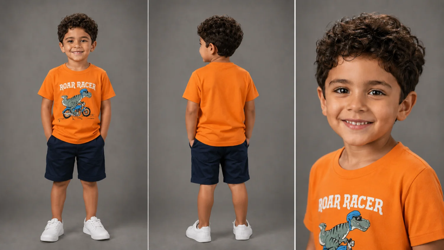 Zein character model sheet — child