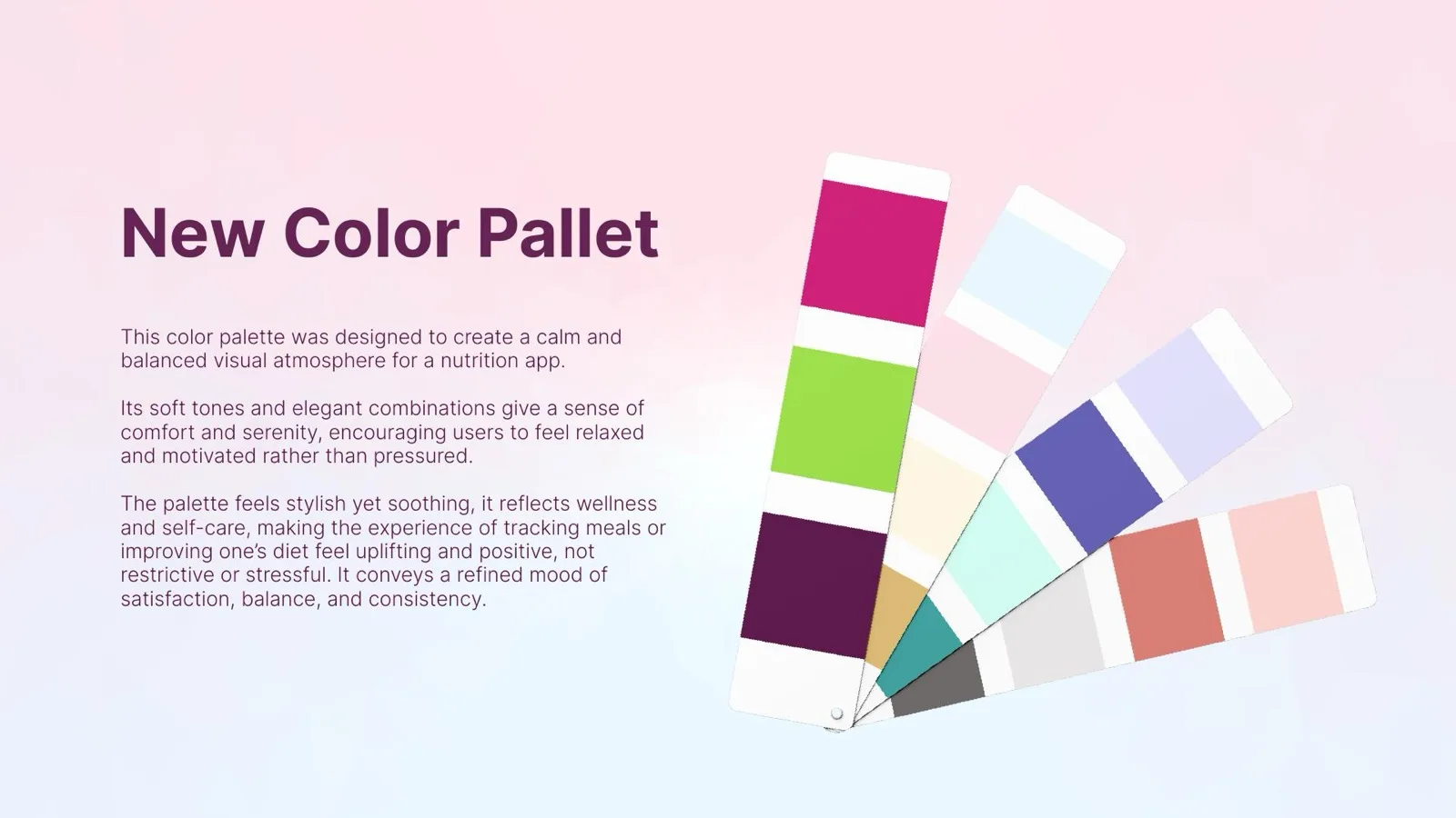 Nutrisha refreshed colour palette