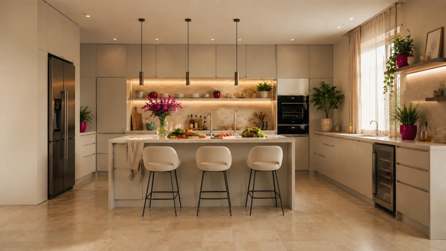 Modern kitchen location