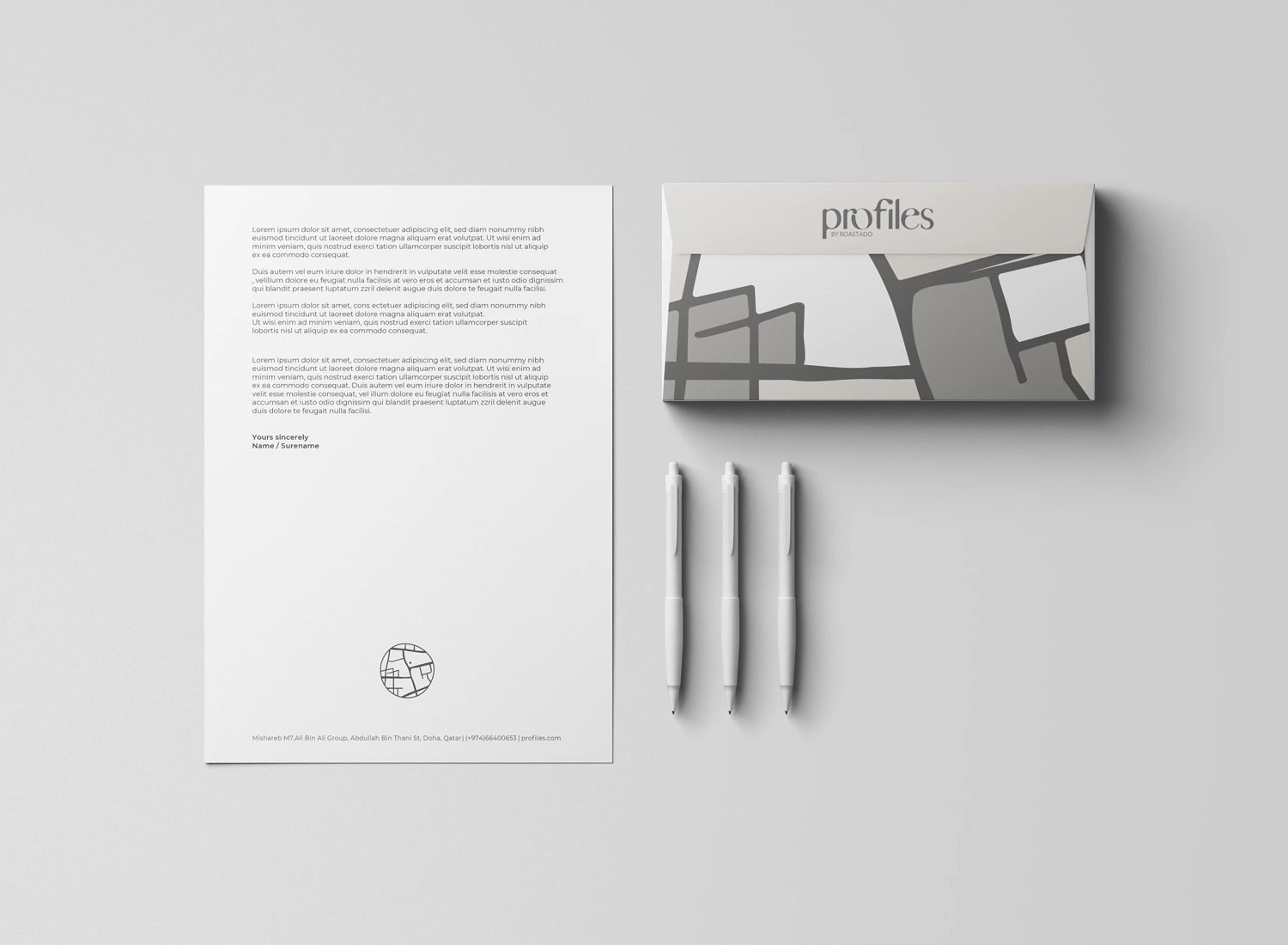 profiles by Roastado stationery system