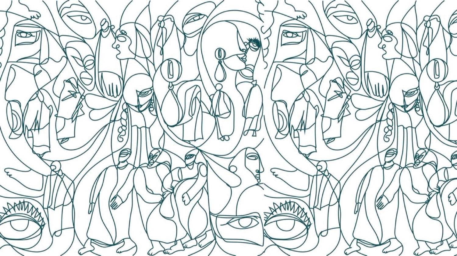 SAVANT — The pattern — one continuous line of figures